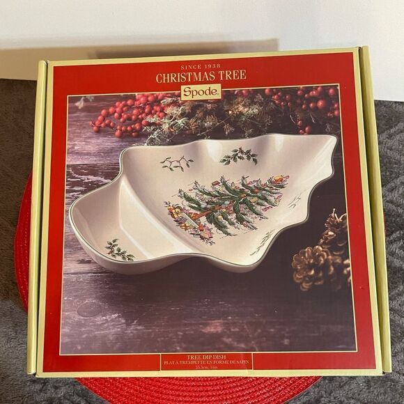 Spode Christmas Tree - Tree Dip Dish S3324-A20 NWT - Picture 9 of 9